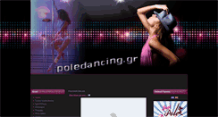 Desktop Screenshot of poledancing.gr
