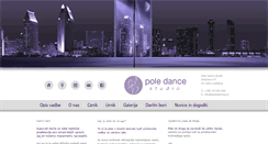 Desktop Screenshot of poledancing.si