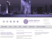 Tablet Screenshot of poledancing.si